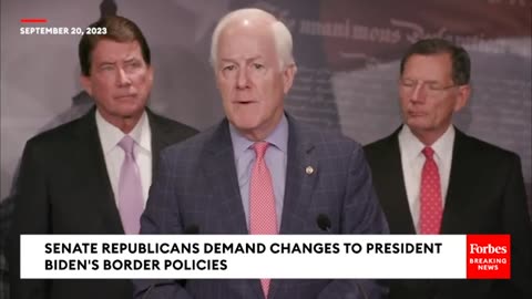 BREAKING NEWS Senate Republicans Demand Immediate Changes To Biden Border Policies