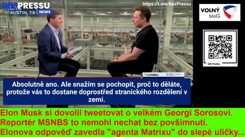 22.5.2023 Elon Musk si dovolil tweetovat o Georgu Sorosovi (dabing)