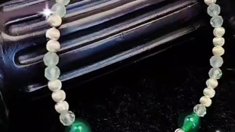 GN-20240926-02 Hot sale S925 silver bracelet chrysoprase prehnite simple design versatile bracelet