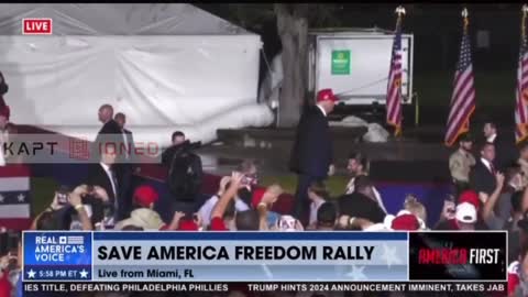 El Mejor Final Q hayas visto en un Rally de Trump, Florida 6 Nov 2022