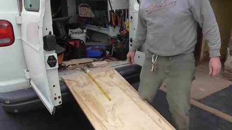 How to make a ramp for your van cheap