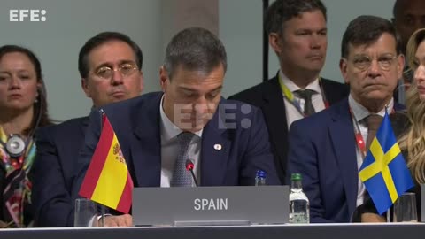 Intervención de Pedro Sánchez en la cumbre sobre paz en Ucrania