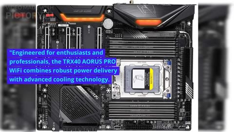 "Unleash Power: GIGABYTE TRX40 AORUS PRO WiFi Motherboard"