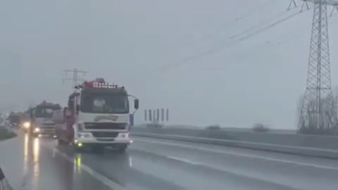 Meanwhile in NETHERLANDS 🇳🇱- DUTCH CONVOY FOR FREEDOM HEADING TO ROTTERDAM