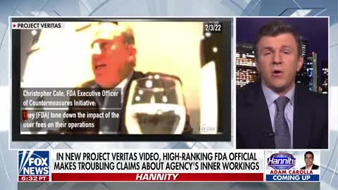 James O'Keefe New Project Veritas Covid Video on Fox News