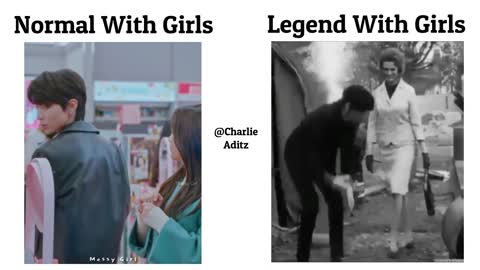 Normal With Girls Vs Legend With Girls !! Memes #viralmemes #mems