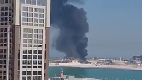 Incêndio área próxima ao Lusail Stadium causa preocupação antes da partida entre Argentina e México