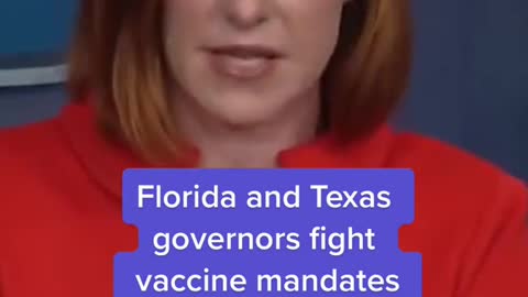 Florida and Texas governors fight vaccine mandates