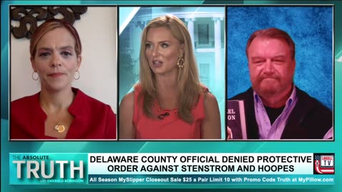 DELAWARE COUNTY OFFICIAL DENIED PROTECTIVE ORDER AGAINST STENSTROM AND HOOPES