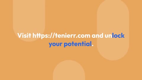 Unlock your Potentials with Tenierr||@Tenierr||