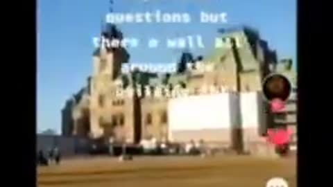 Barrier going up around Parliament House in Canada same as White House