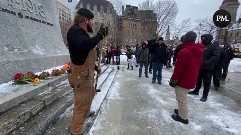 Vet In Ottawa Gives A Masterclass On Public Treatment Of Big Media Reporters (Propagandist Scumbags)