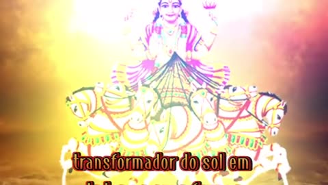 Surya o Deus Sol na Mitologia Hindu.