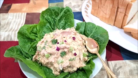 Easy And Healthy Tuna Salad Recipe / Great For Tuna Salad Sandwich