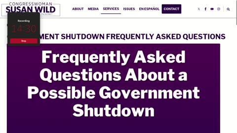 PSA Regarding Government Shutdowns