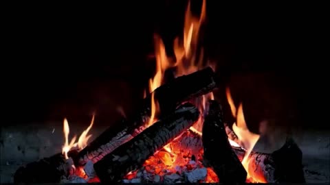 5 Beautiful Relaxing Music, Stress Relief with fireplace.