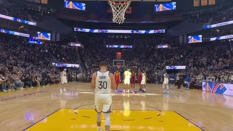 Steph goofy af at the end