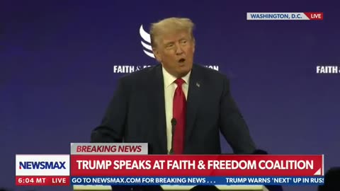 TRUMP: Our enemies are waging war on God Almighty Himself