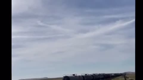 What Is Happening in California, USA? Rail Cars Full of Chemicals Parked in Farmland