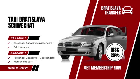 Corporate Transportation with Taxi Bratislava Schwechat