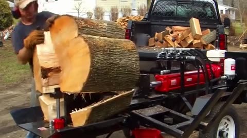 Amazing Dangerous firewood