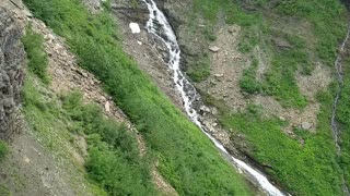 Waterfall at Glacier National Park