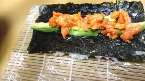 Crazy Salmon Roll - How To Make Sushi Series-2