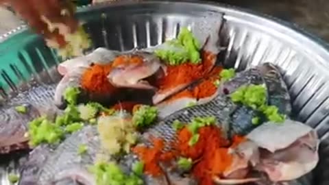 Fish fry by Mom# Desi style# short video