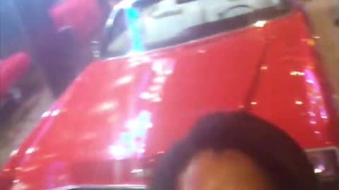 Taking Selfie With Fancy Red Car!