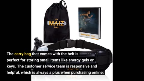 Buyer Feedback: MyMAIZBody Running Belt with Water Bottle, Carry Bag and Running 101 E-Book – R...