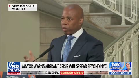 NYC MAYOR ON MIGRANTS: “Eventually this is going to come to a neighborhood near you"