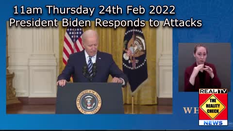 BREAKING: UKRAINE ATTACKED, BIDEN SPEAKS