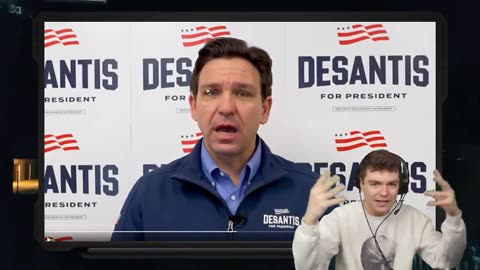 Nick Fuentes reacts to Ron Desantis Iowa Caucus election night message