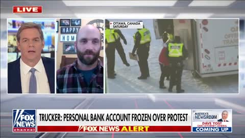 Canadian trucker's personal bank account frozen over protest