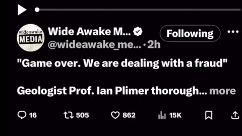 Prof. Ian Plimer, demolishes the "human-induced climate change" hoax.