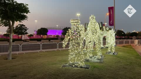 Qatar 2022: Empty accommodation and abandoned trollies in eerily quiet World Cup fan zones