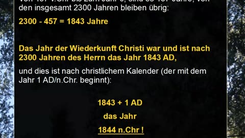 Die Rückkehr des Herrn Jesus in 1844 n.Chr „wie ein Dieb in der Nacht“ ? (Teil 4)