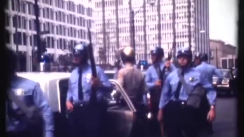 MLK March Downtown Memphis 1969