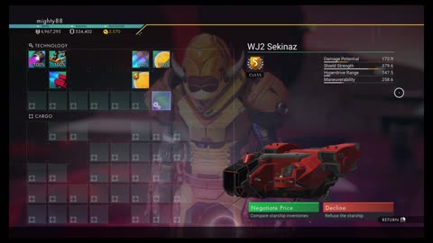 No Man's Sky - WJ2 Sekinaz - S Class Hauler