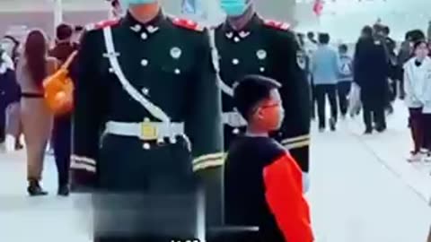 How Chinese soldiers respect civilians as compared to…