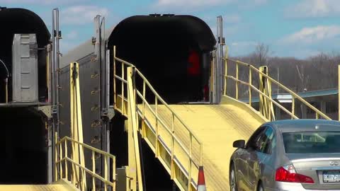 Amtrak Auto Train Loading and Leaving Lorton Virginia to Sanford, Florida | Railfan Rowan