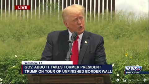 Trump Border Wall Speech June 30, 2021 - BEST FULL VERSION - MULTIPLE ANGLES