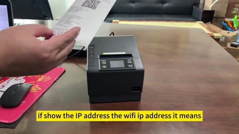 How to set the wifi by cellphone for thermal printer