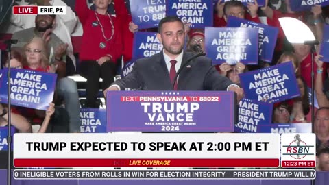 FULL SPEECH: Mayor JD Longo Speaks at Trump Holds a Rally in Erie, Pennsylvania - 9/29/24