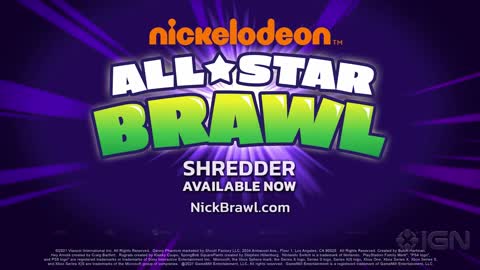 Nickelodeon All-Star Brawl - Official Shredder Reveal Trailer