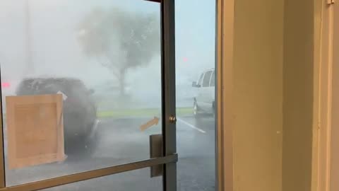 Tornado Outside Hobe Sound Office || ViralHog