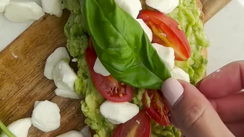 Caprese Avocado Toast