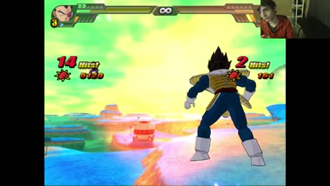 Dragon Ball Z Budokai Tenkaichi 3 Battle #122 With Live Commentary - Vegeta VS Captain Ginyu