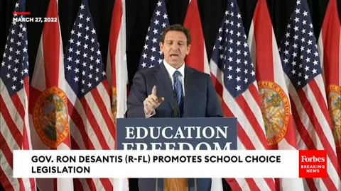 JUST IN DeSantis Holds ProSchool Choice Press Briefing After Trump Savages Him At Waco Rally