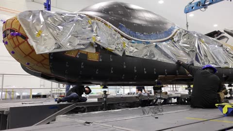 Sierra Space Dream Chaser Arrival - Move to SSPF High Bay